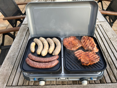 Imagen 1 de Dirk sobre Campingaz - Camping Kitchen 2 Grill & Go CV - Hornillos de gas
