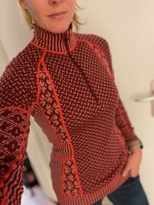 Imagen 1 de Gia sobre Kari Traa - Women's Smekker Half-Zip - Ropa interior merino