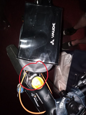 Imagen 1 de Felix sobre Vaude - CarboGuide Bag Aqua - Alforja para bicicleta